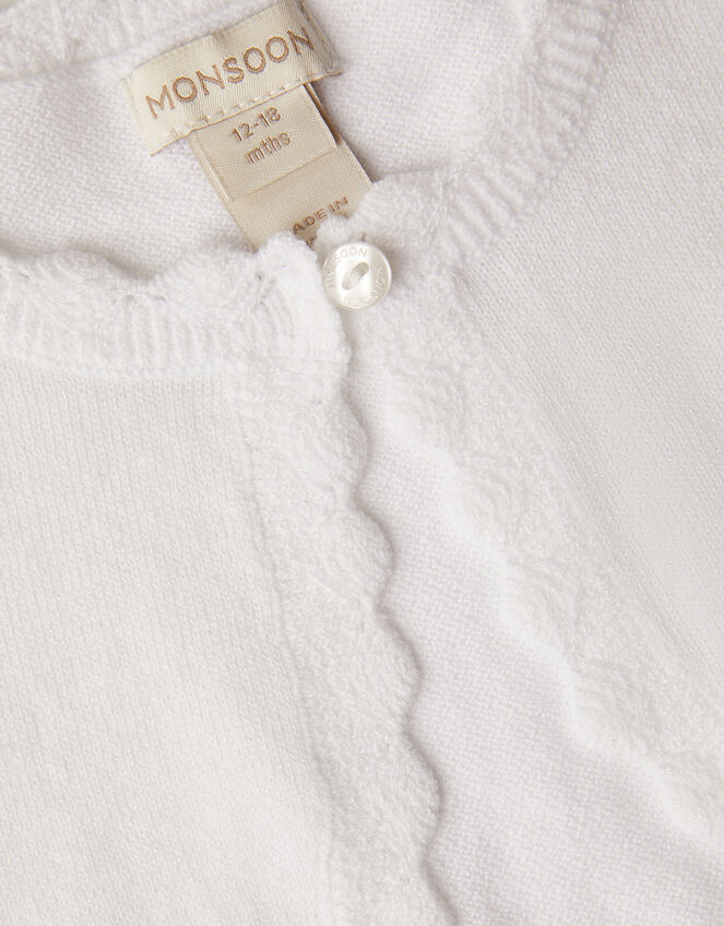 Baby Maeve Cardigan, Ivory (IVORY), large