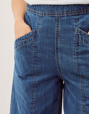 Harper Regular Wide Leg Jeans, Blue (DENIM BLUE), large