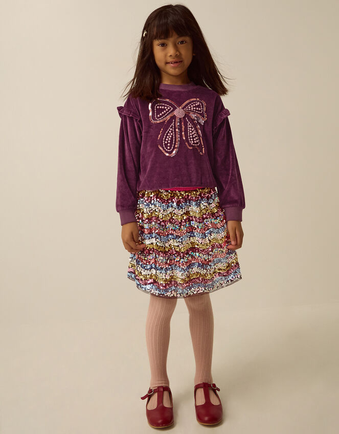 Sequin Party Skirt, Multi (MULTI), large