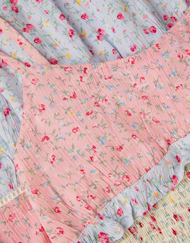 Strappy Ditsy Floral Dress, Pink (PINK), large