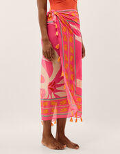 Paloma Palm Print Sarong, , large