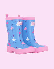 Hatley Ballerina Wellies, Blue (BLUE), large