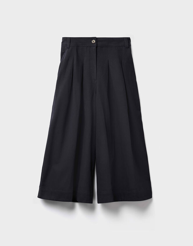 East Rosie Cotton Twill Trousers, Grey (CHARCOAL), large
