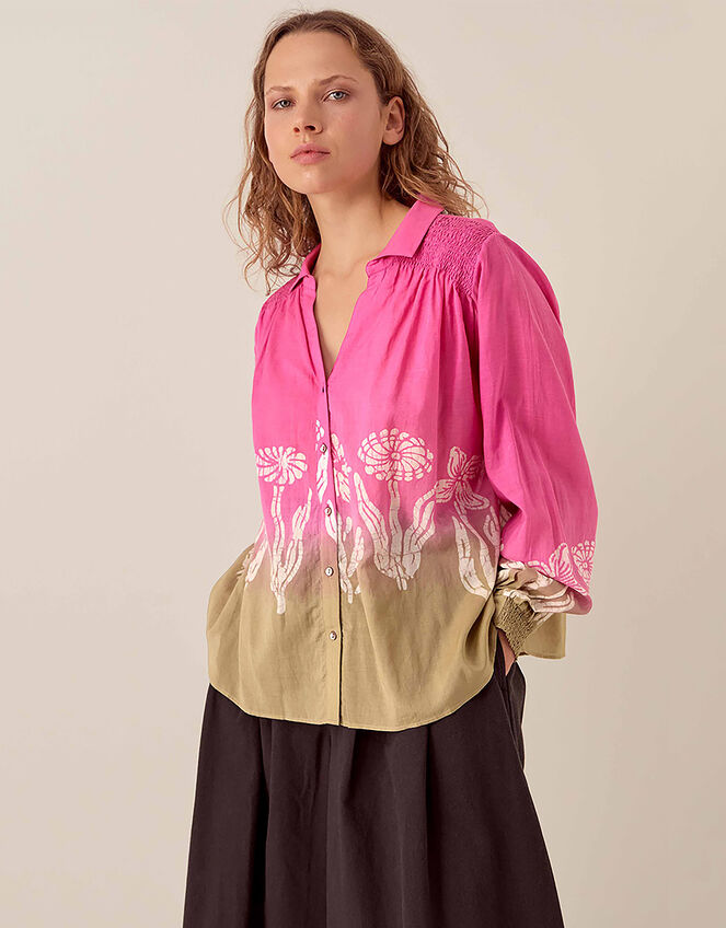 East Izzy Dip Dye Blouse, Multi (MULTI), large