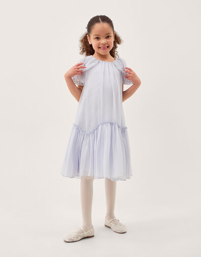 Elena Sequin Swing Party Dress, Blue (PALE BLUE), large