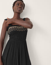 Billie Embroidered Jumpsuit, Black (BLACK), large