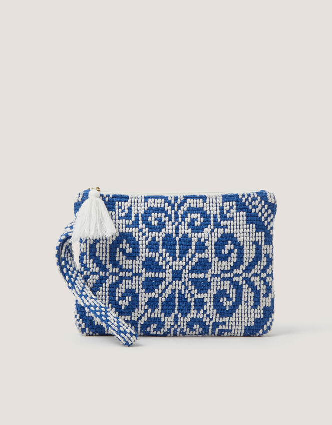 Janine Floral Tapestry Clutch Bag, , large