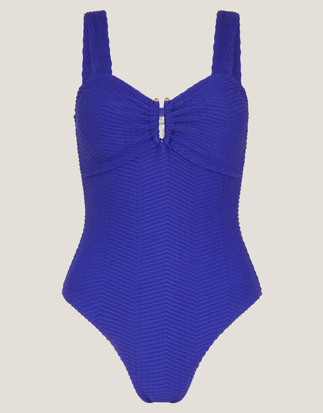 Sabrina U-Front Swimsuit, Blue (BLUE), large