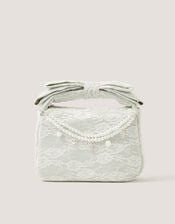 Pearl Charm Lace Bag, , large