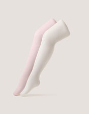 2-Pack 40 Denier Lace Tights, Multi (MULTI), large