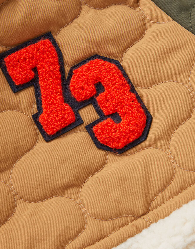 Colourblock Quilted Jacket, Multi (MULTI), large