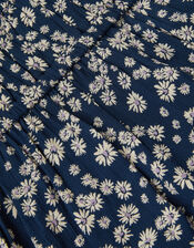 Strappy Floral Print Sundress, Blue (NAVY), large