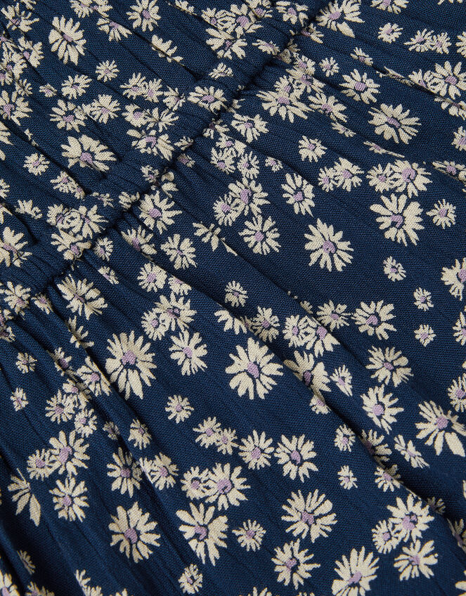 Strappy Floral Print Sundress, Blue (NAVY), large