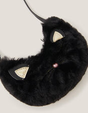 Fluffy Cat Crossbody Bag, , large