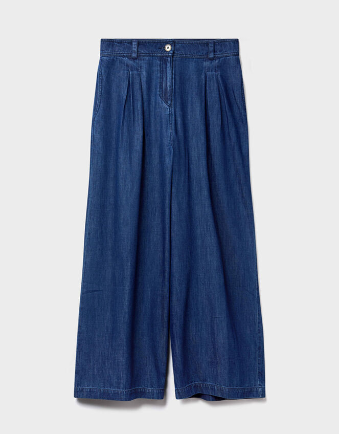 East Reyna Denim Trouser, Blue (INDIGO), large