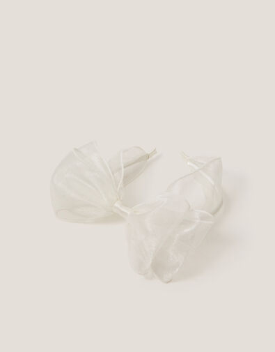 Organza Bow Headband, , large