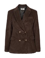 Moliin Alice Corduroy Double Breasted Blazer, Brown (BROWN), large