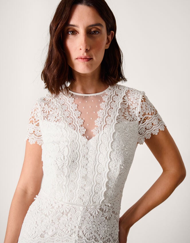 Sienna Lace Maxi Wedding Dress, Ivory (IVORY), large