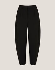 Tara Barrel Trousers, Black (BLACK), large