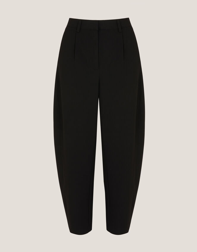 Tara Barrel Trousers, Black (BLACK), large