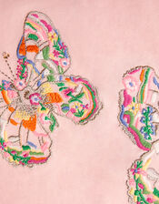 Butterfly Embroidered T-Shirt, Pink (PINK), large
