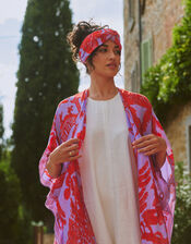 One Hundred Stars Willow Print Kimono, , large