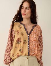 East Loran Floral Mix Blouse, Multi (MULTI), large