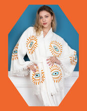 Meraki Beach Eye Kimono & Trousers Set, , large