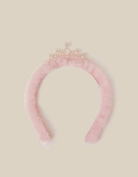 Tulle Tiara Headband, , large