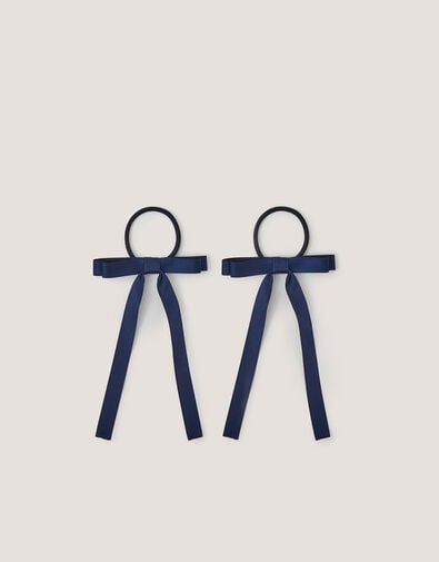 2-Pack Ribbon Bow School Hair Bands, , large