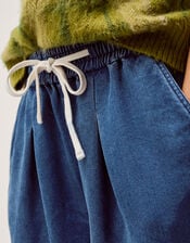 Rhea Tie Front Denim Trousers, Blue (LIGHT AUTHENTIC), large