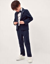 Luca 4-Piece Tuxedo Suit, Blue (NAVY), large
