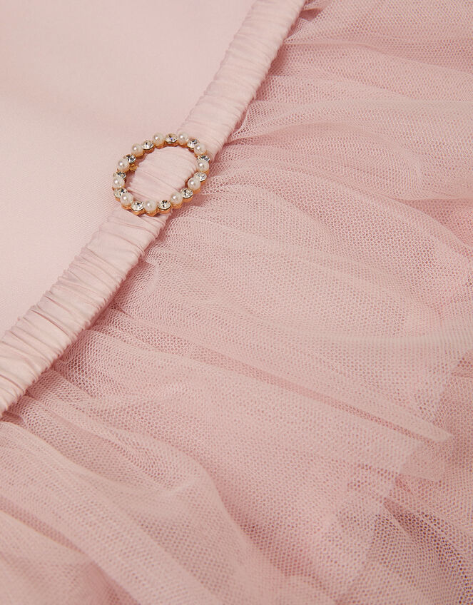 Sleeveless Tiered Party Dress, Pink (PINK), large