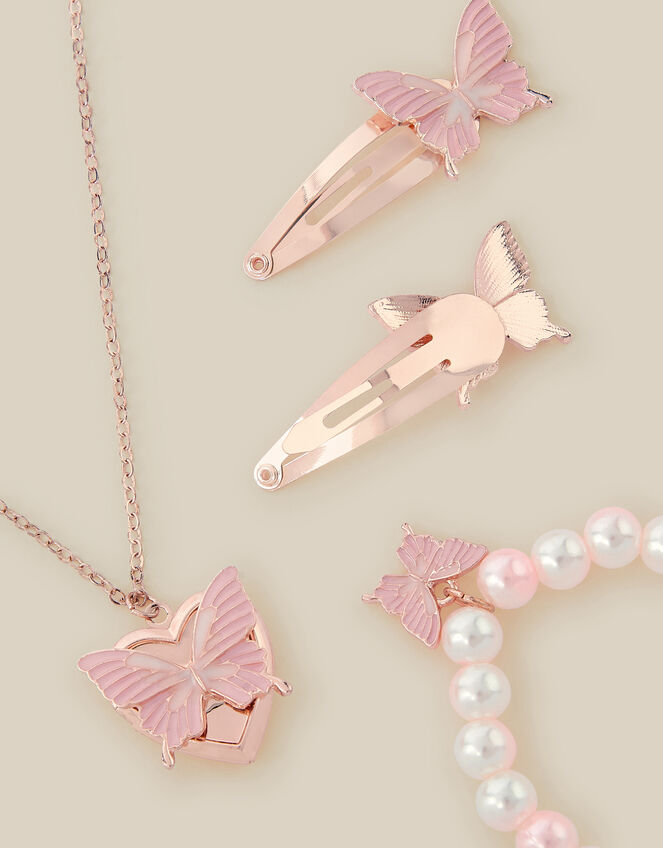 Butterfly Jewelry & Hair Accessories Gift Set, , large