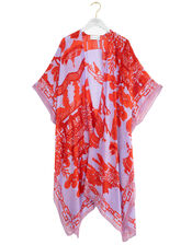 One Hundred Stars Willow Print Kimono, , large