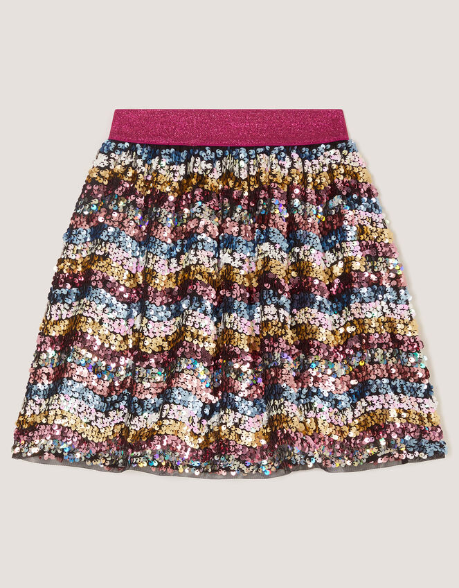Sequin Party Skirt, Multi (MULTI), large