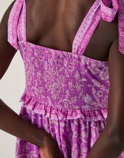 Jemima Floral Midi Sundress, Purple (LILAC), large