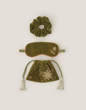 Velvet Eye Mask & Scrunchie Set, , large