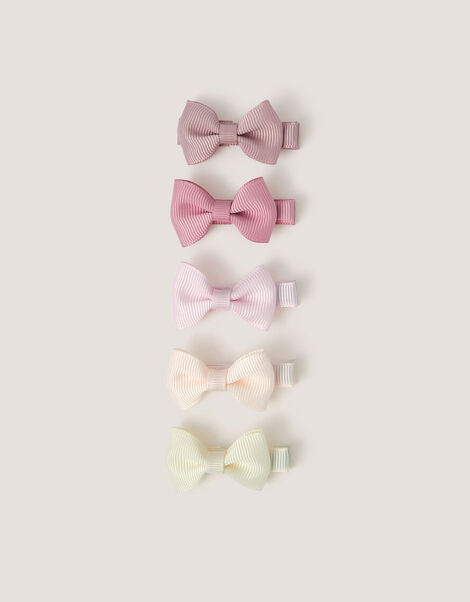 5-Pack Ballet Bow Hair Clips, , large