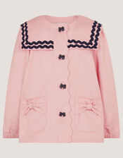 Bow Sailor Jacket, Pink (PINK), large