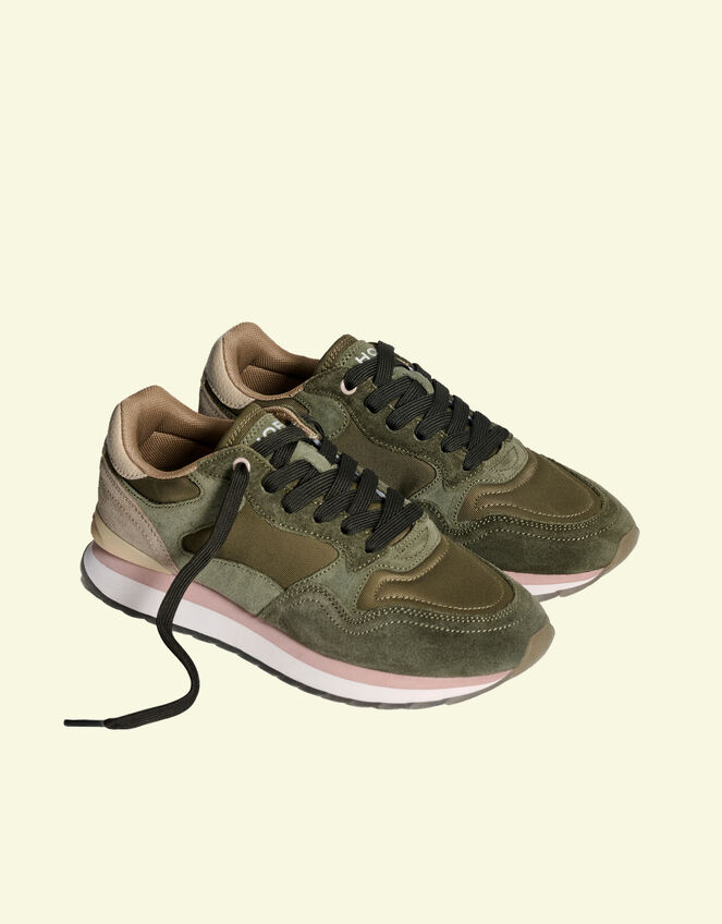 Hoff Los Angeles Trainers, Green (KHAKI), large