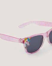 Baby Unicorn Glitter Square Sunglasses, , large