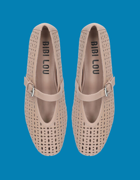 Bibi Lou Maia Mary Jane Ballet Flats, White (OFF WHITE), large