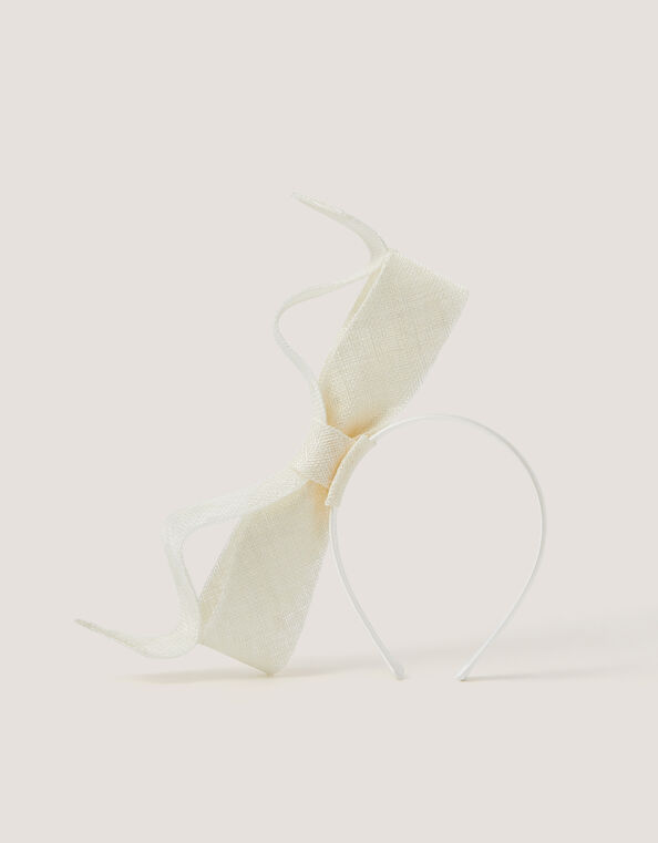 Hattie Bow Fascinator Headband, , large