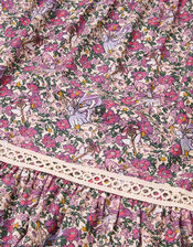 Fairy Floral Long Sleeve Dress, Purple (PURPLE), large