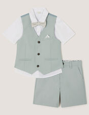 Finn 4-Piece Short Suit, Green (SAGE), large