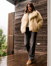 Laidback London Setsu Suede Ankle Boots, Brown (BROWN), large