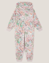 Unicorn Fairy Fleece Onesie, Pink (PINK), large