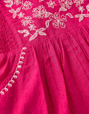 Floral Embroidered Playsuit, Pink (PINK), large