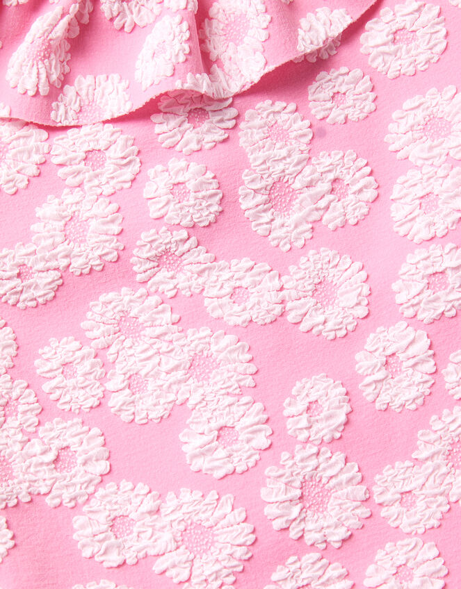 Baby Floral Jacquard Swimsuit, Pink (PINK), large